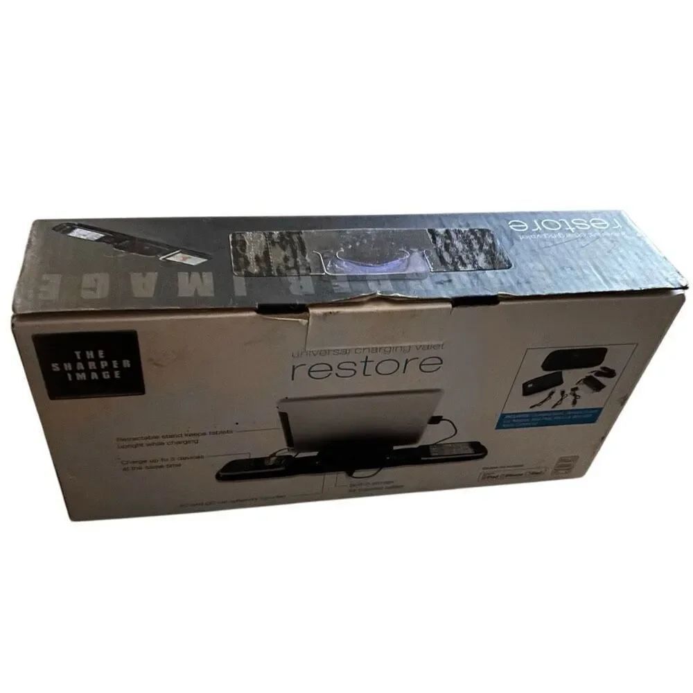 The Sharper Image Restore Universal Charging Valet *Read*